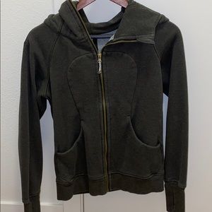 Lululemon green scuba jacket 6